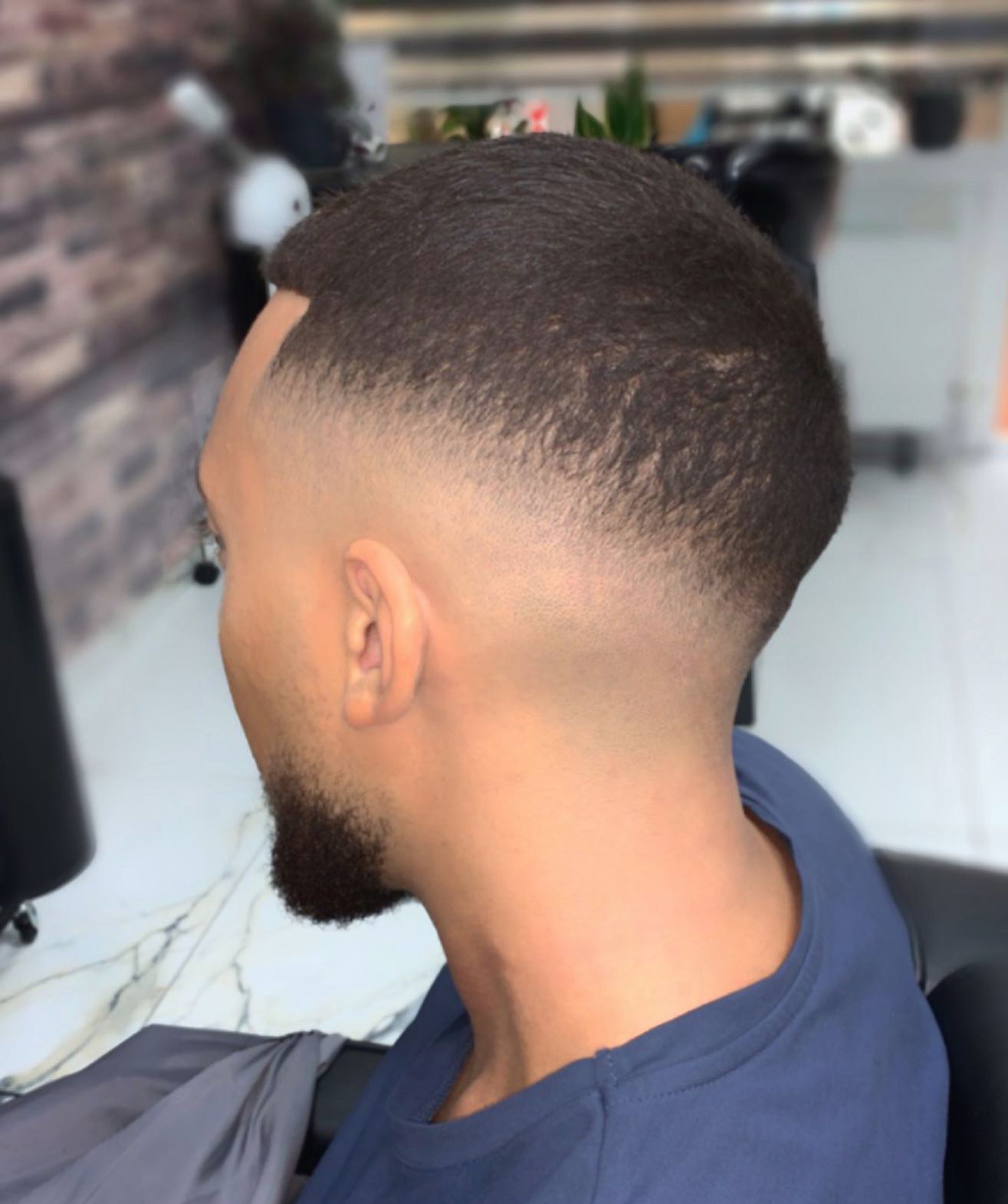 Korte fade bij Kapsalon Alsafir